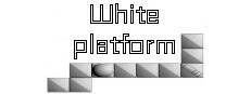 White platform cover