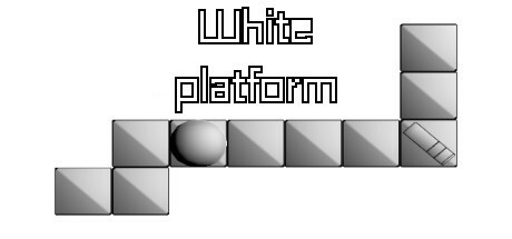 White Platform: 白いプラットフォームを目指す、ミニマルなトップダウンパズル
