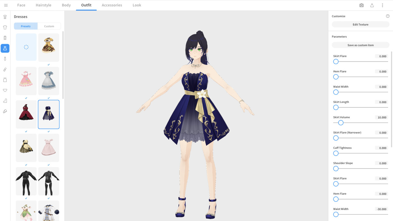 Screenshot of VRoid Studio v2.3.1