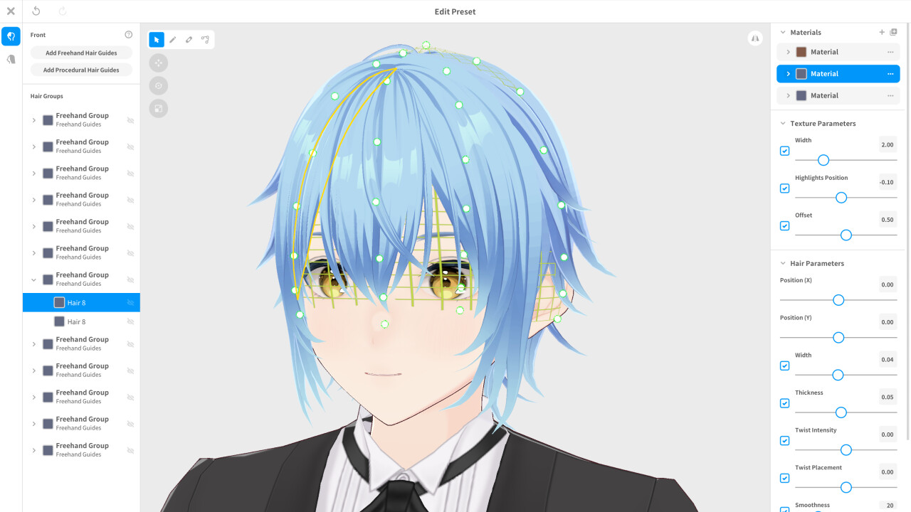 Screenshot of VRoid Studio v2.4.0