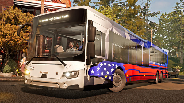 Bus Simulator 21 - USA Skin Pack (DLC) screenshot 8