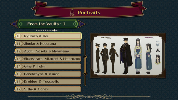 The Great Ace Attorney Chronicles - Additional Art & Music from the Vaults