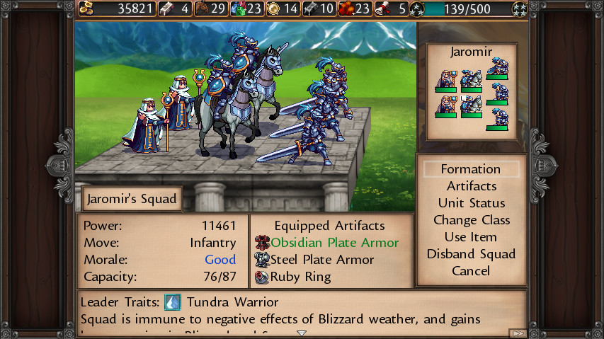 Screenshot de Symphony of War: The Nephilim Saga