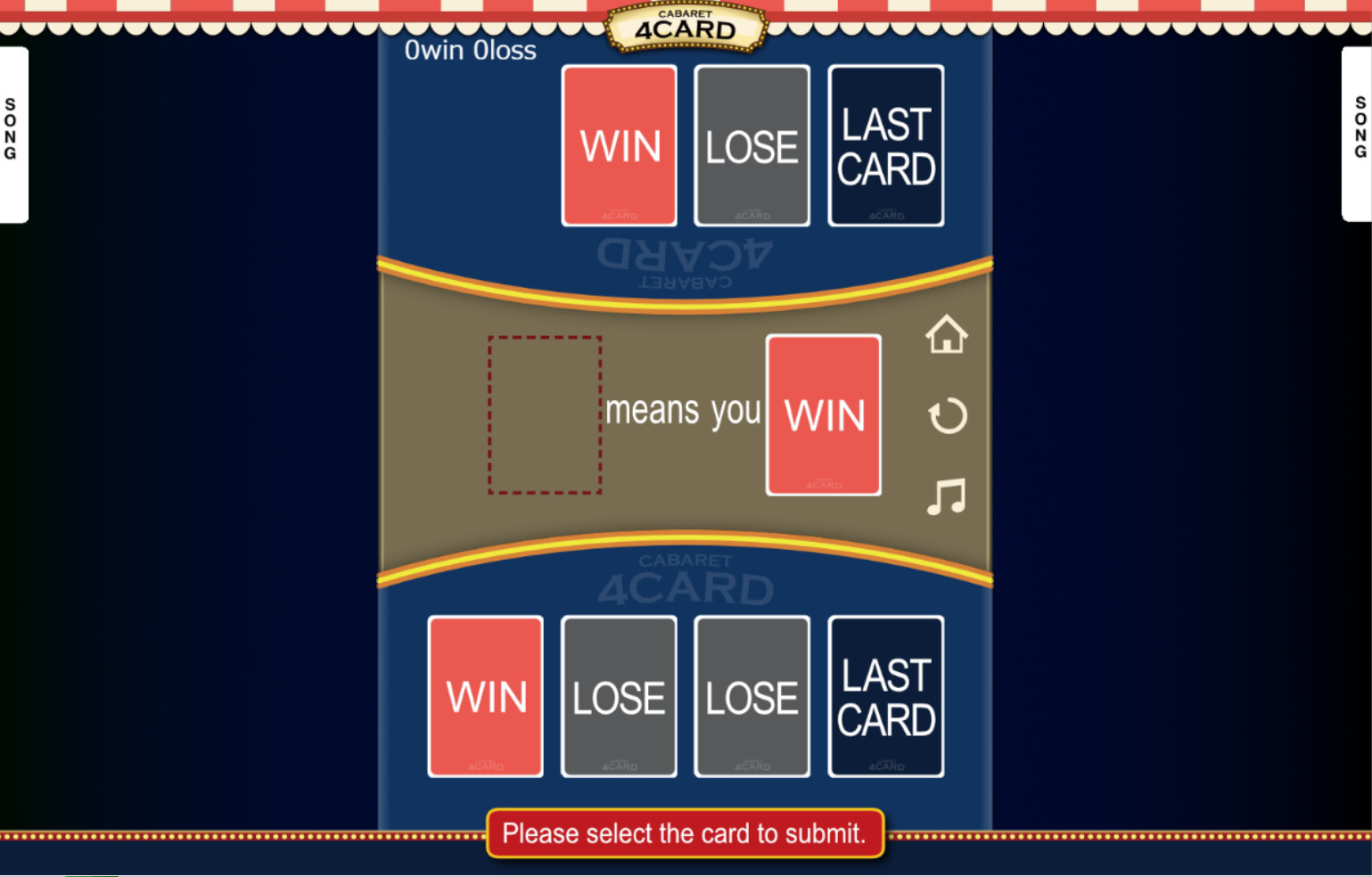 CABARET 4 CARD screenshot #1