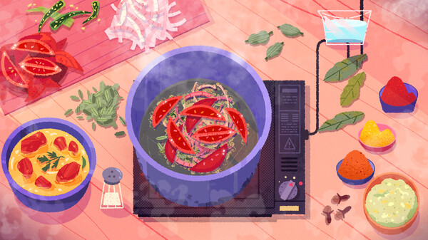 Screenshot of Venba gameplay showing in-action mechanics