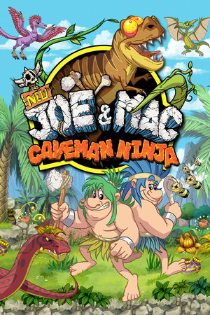 New Joe and Mac - Caveman Ninja cover art