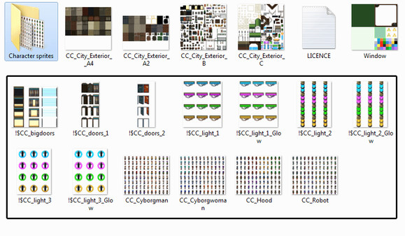 RPG Maker MV - Cyber City: Exterior Tiles
