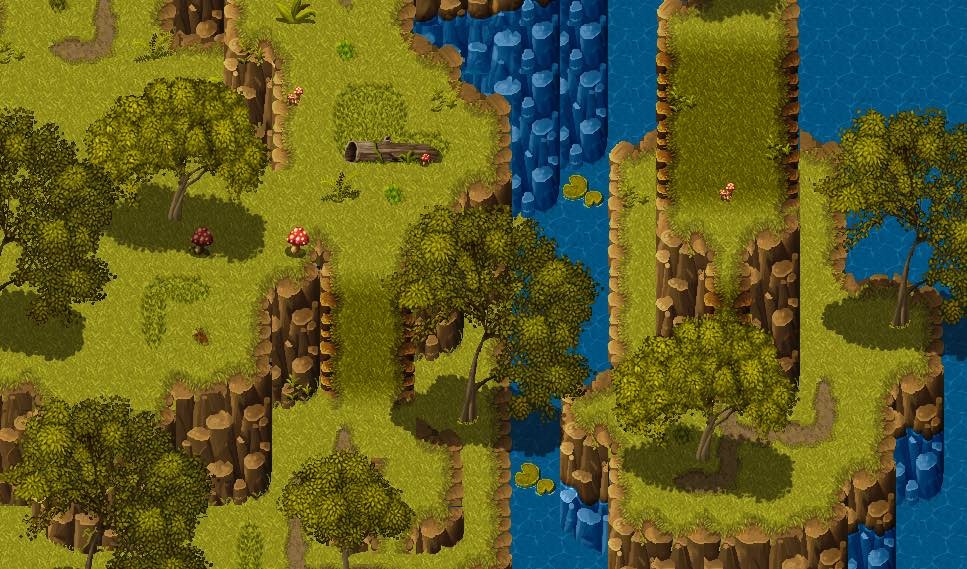 RPG Maker MZ - Country Woods Add-on Forest Lake Featured Screenshot #1