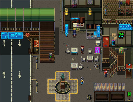 RPG Maker MZ - Cyber City: Exterior Tiles