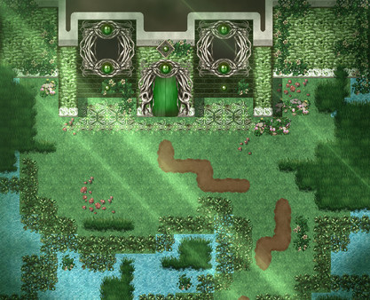 KHAiHOM.com - RPG Maker MZ - KR Elemental Dungeon Tileset - Celestial Flora Ice Time