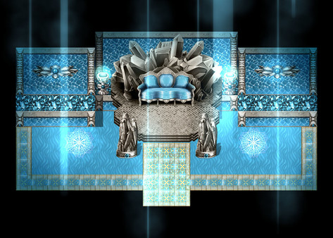 KHAiHOM.com - RPG Maker MZ - KR Elemental Dungeon Tileset - Celestial Flora Ice Time