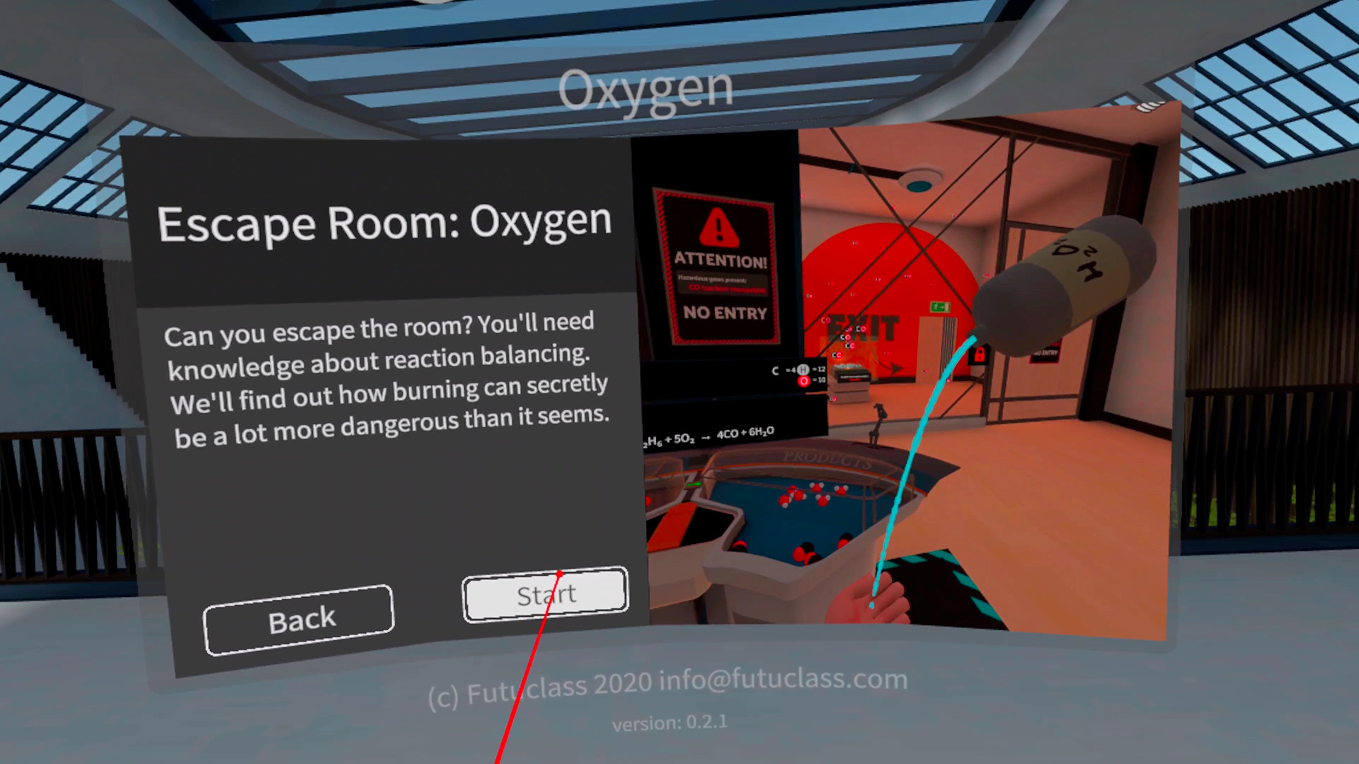 Futuclass - Oxygen Escape Room Featured Screenshot #1
