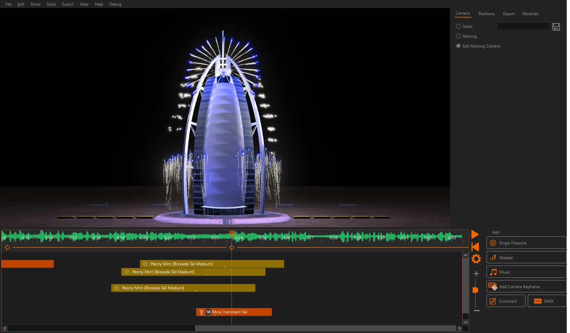 FWsim - Fireworks Display Simulator – Screenshot 7