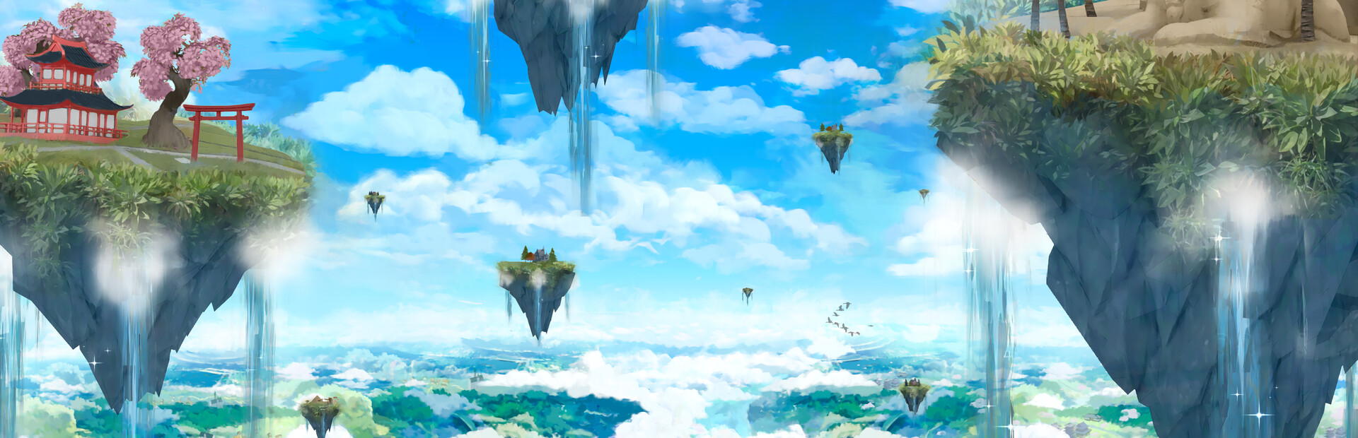 Floating Islands of Nucifera