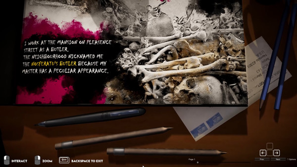 Nosferatu's Butler: Macabre Annotations screenshot 1