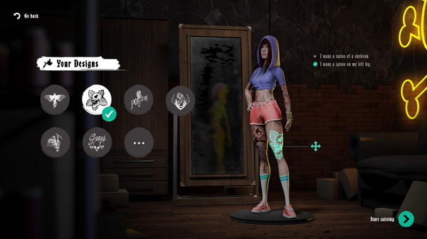 Ink Studio: Tattoo Artist Simulator screenshot 3