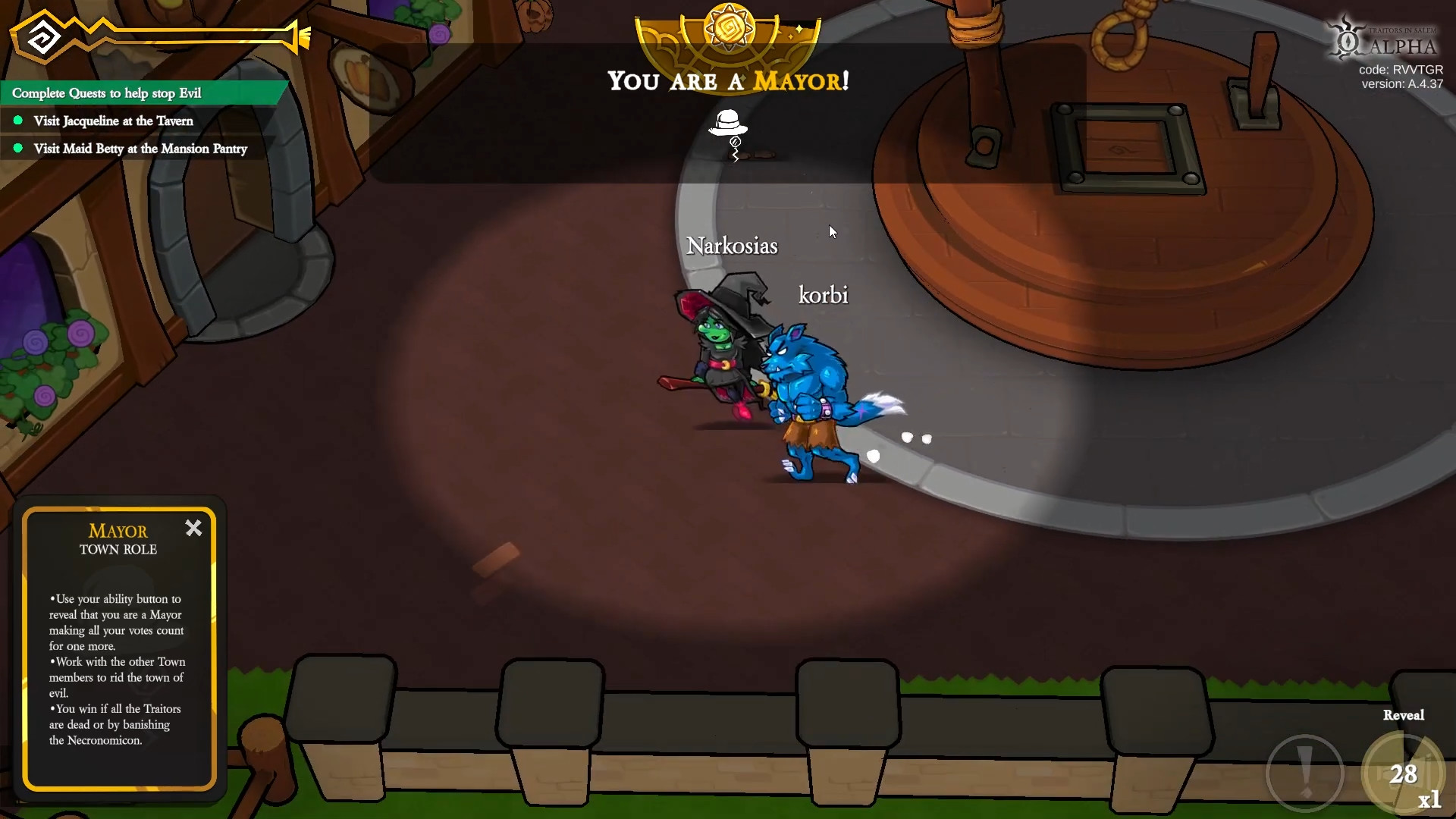 Traitors in Salem screenshot