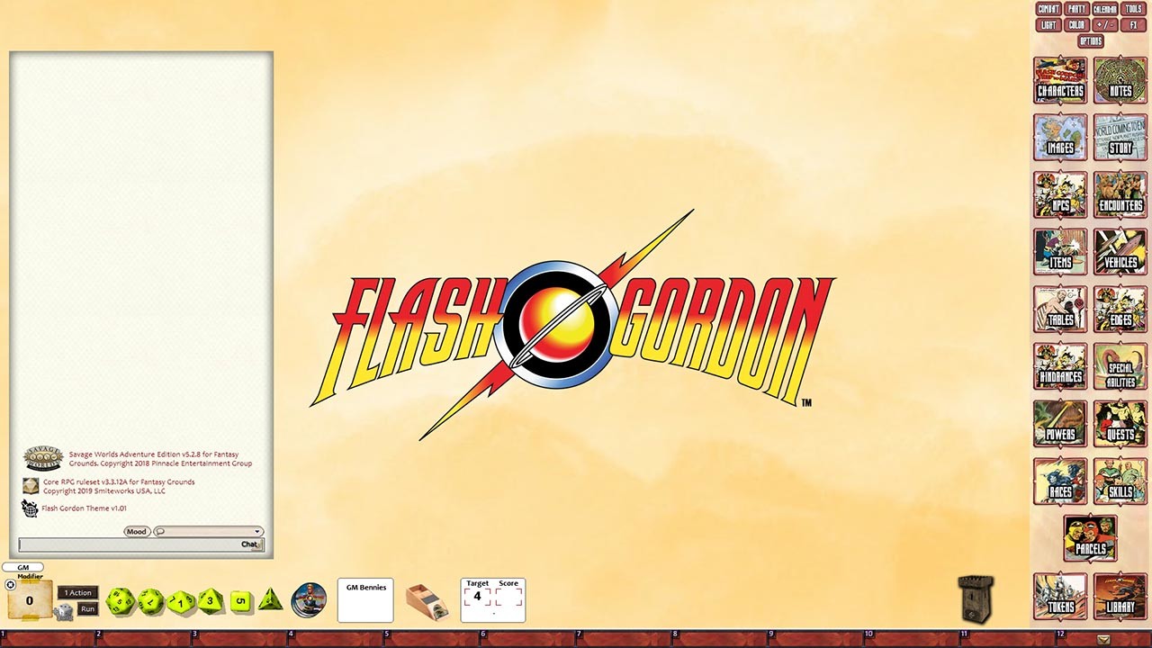 Fantasy Grounds - Flash Gordon RPGのスクリーンショット 1