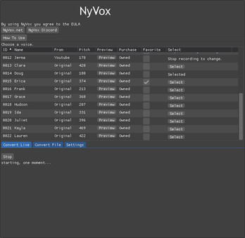 NyVox screenshot 6