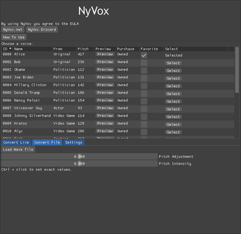 NyVox screenshot 3