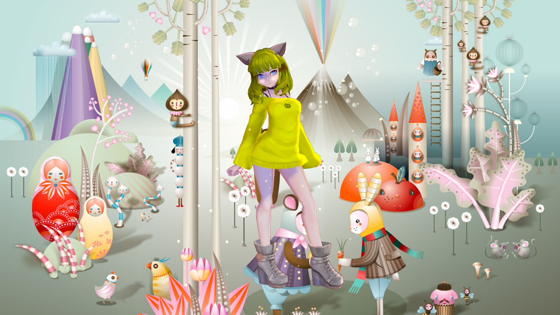 #2. Desktop Honey (Steam) Podle: Neko