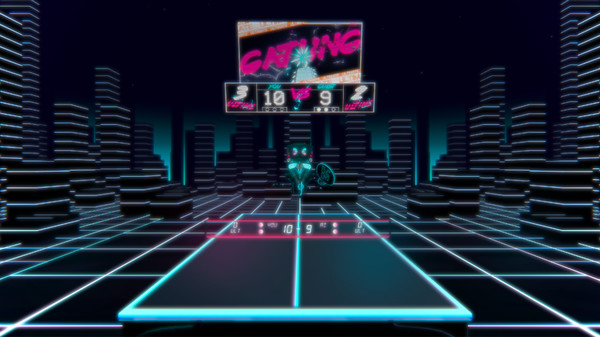 Screenshot of KING PONG gameplay showing in-action mechanics