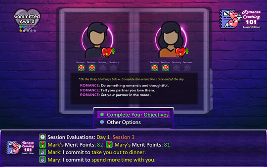 Скриншот 1 из игры Romance Coaching 101: Couple's Edition
