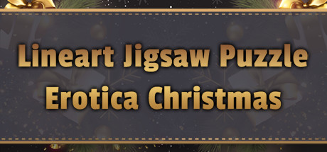 lineart jigsaw puzzle - erotica christmas vertical card thumbnail