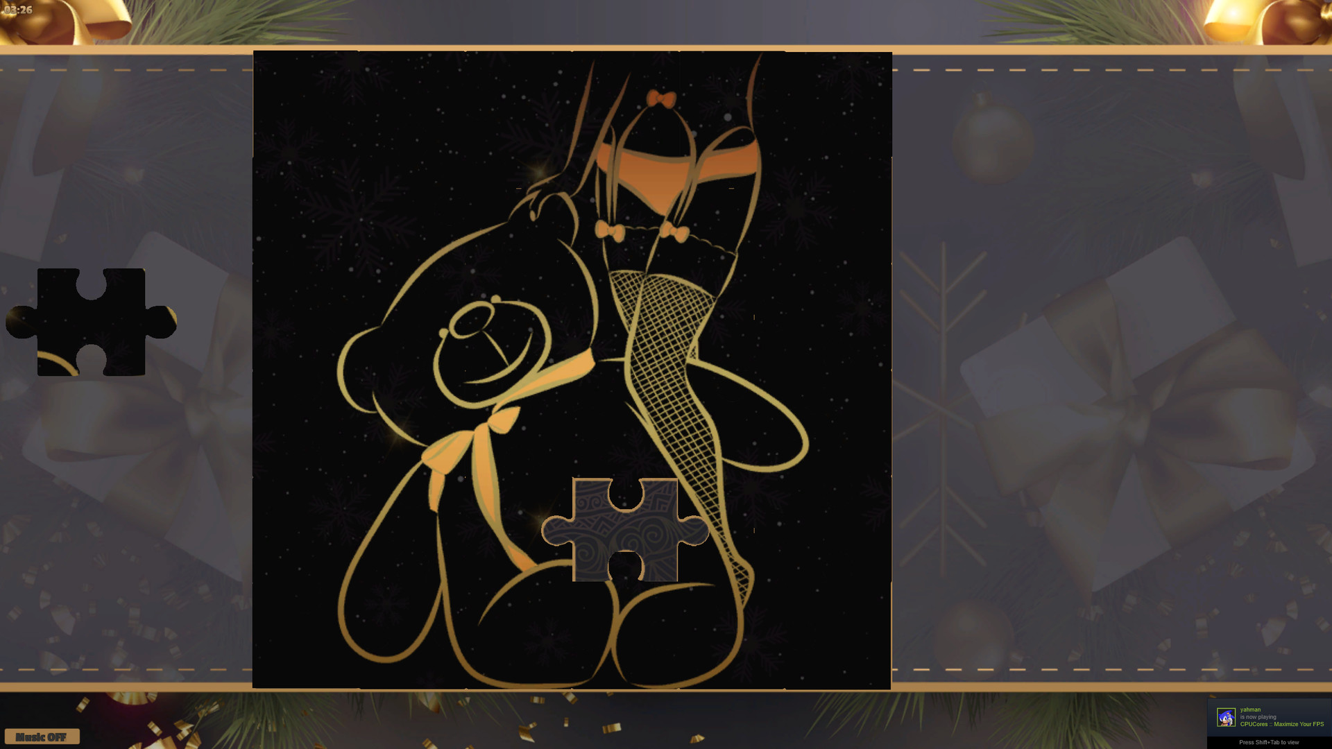 LineArt Jigsaw Puzzle - Erotica Christmas screenshot #4