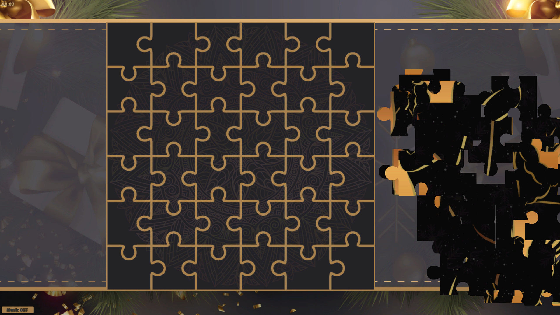 LineArt Jigsaw Puzzle - Erotica Christmas screenshot #5