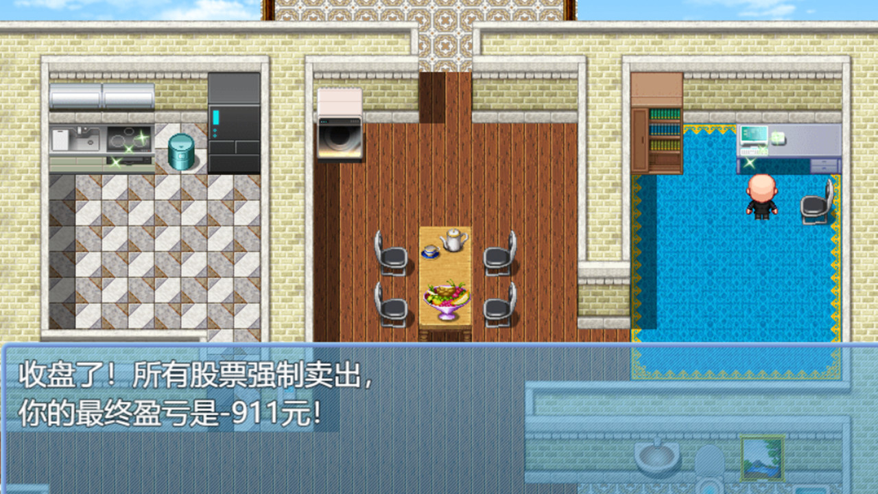 #7. 中年失业模拟器When a man lose his job (Steam) By: Kwing works