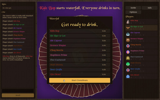 King's Cup: The online multiplayer drinking game — скриншот 3