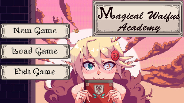 Screenshot z Magical Waifus Academy