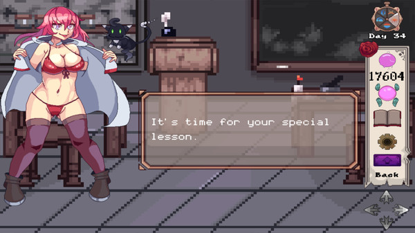 Screenshot z Magical Waifus Academy