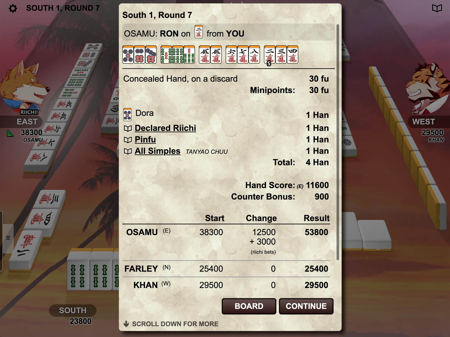 Kemono Mahjong screenshot #6