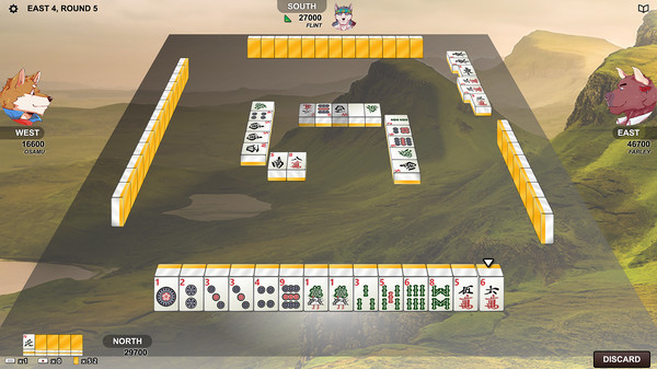 Screenshot z Kemono Mahjong