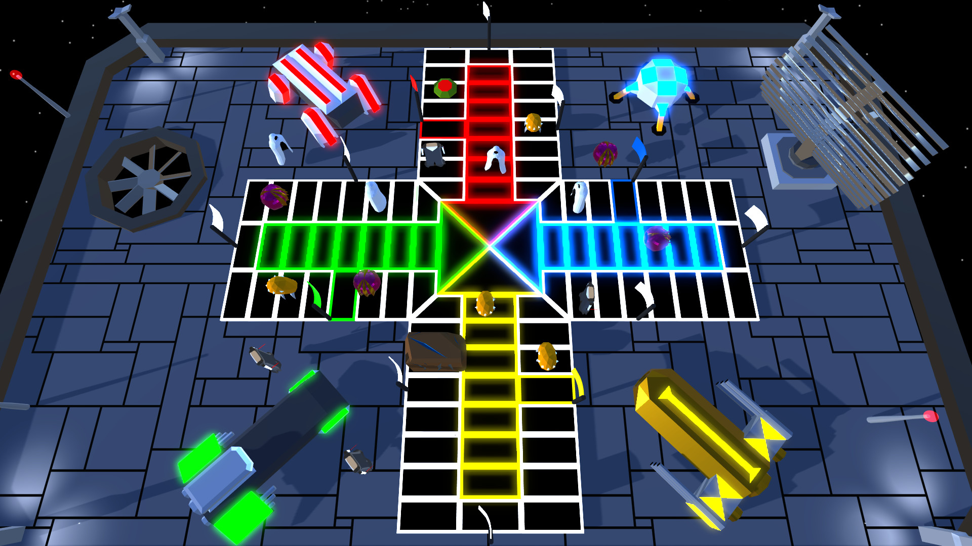 Parkalien: a ludo in the space