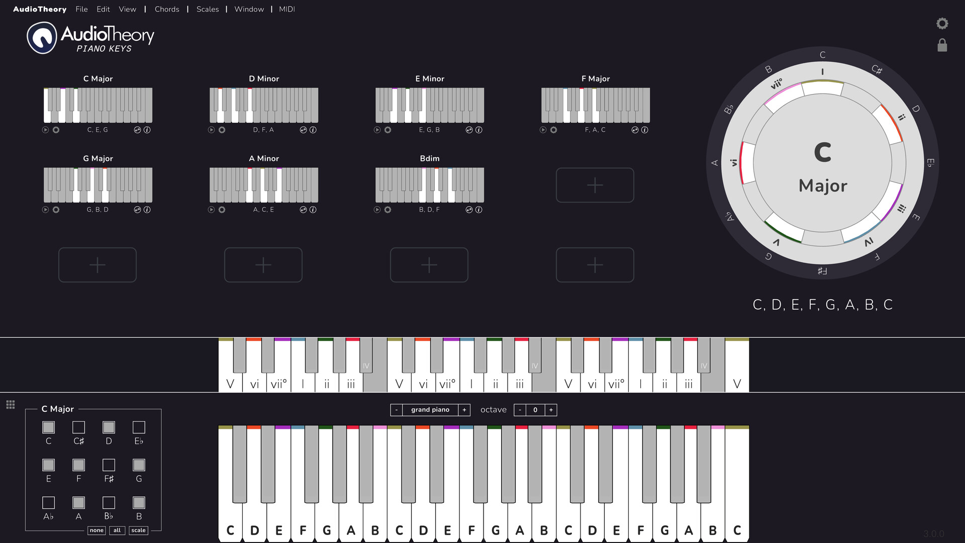 AudioTheory Piano Keys screenshot 1