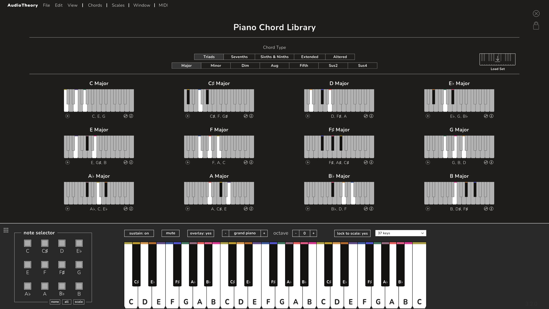 AudioTheory Piano Keys screenshot 2