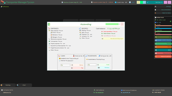 Screenshot z Transporter Manager Tycoon
