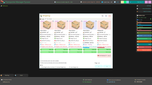 Screenshot z Transporter Manager Tycoon