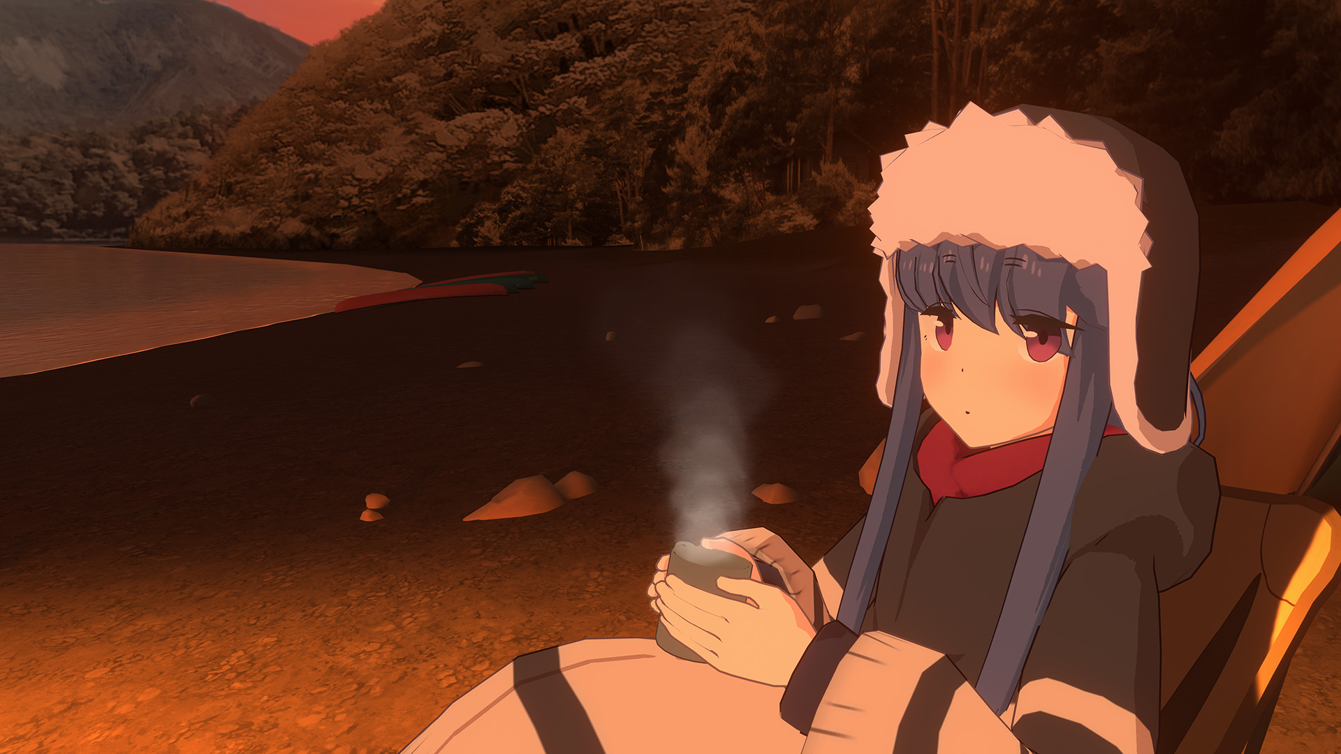 Laid-Back Camp — Virtual — Lake Motosu