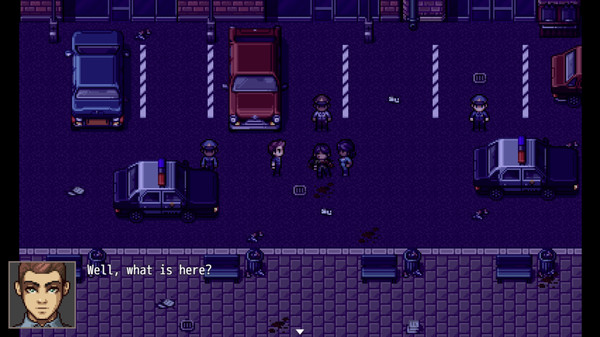 Screenshot of Detective Story gameplay showing in-action mechanics