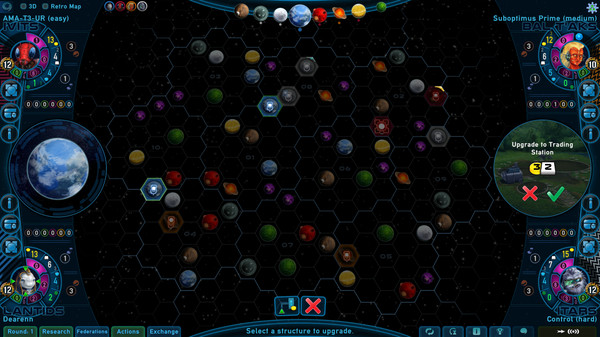 Screenshot z Gaia Project Screenshot z Gaia Project