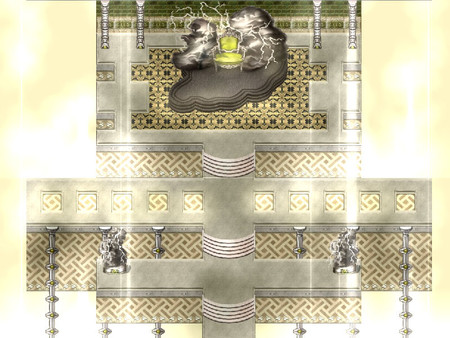 RPG Maker MV - KR Elemental Dungeon Tileset - Dark Light Lightning Metal