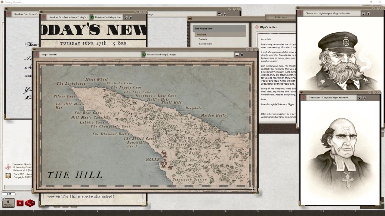 Fantasy Grounds - A Wicked Secret & And Other Mysteries