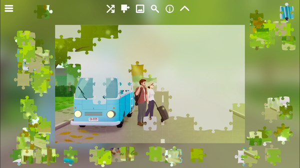 Kombi Travels - Jigsaw Landscapes.