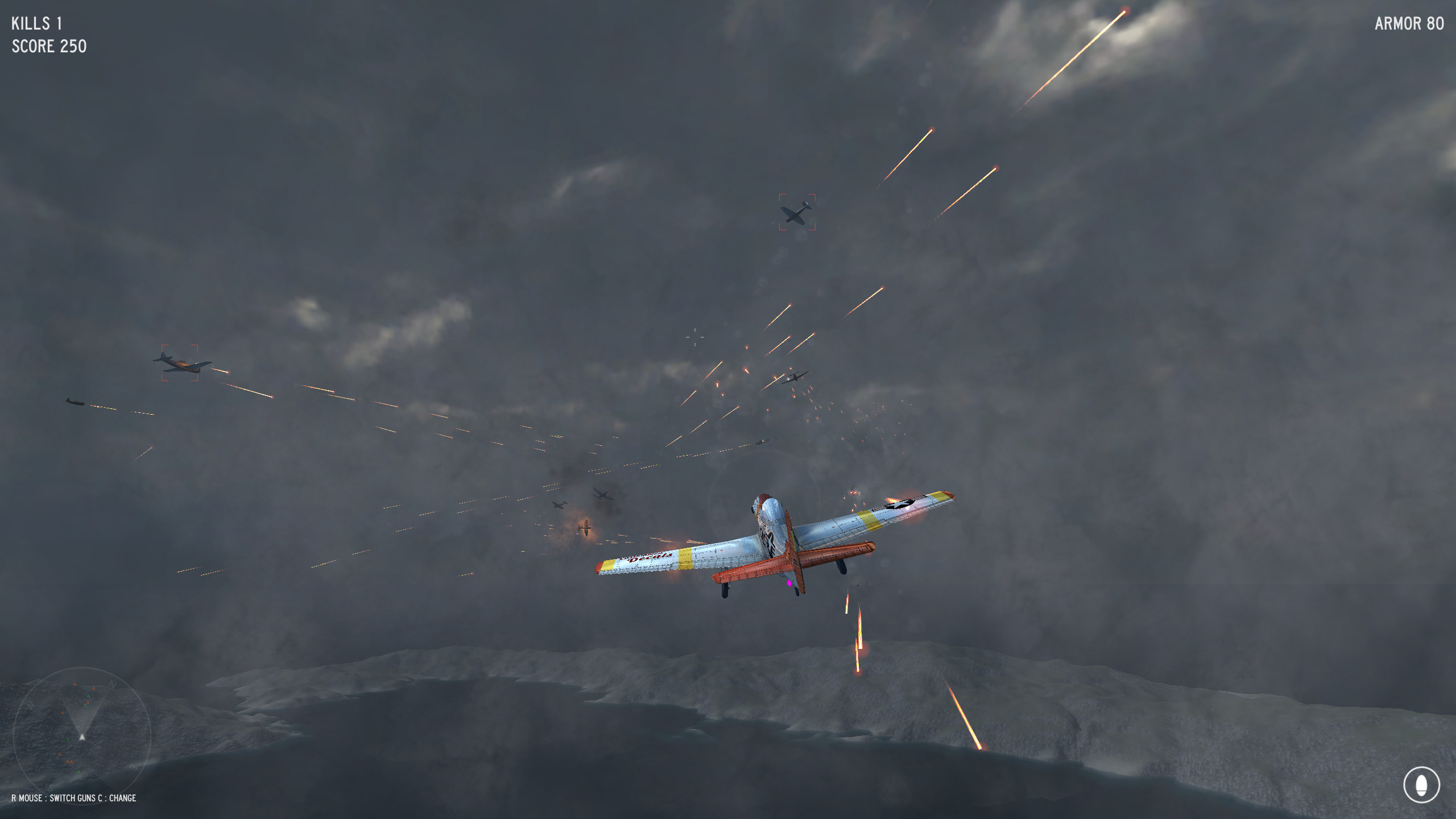 X air combat screenshot