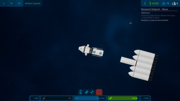 Screenshot z Tiny Space Academy