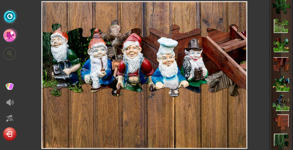 Gnome Jigsaw Puzzles — gameplay screenshot 1